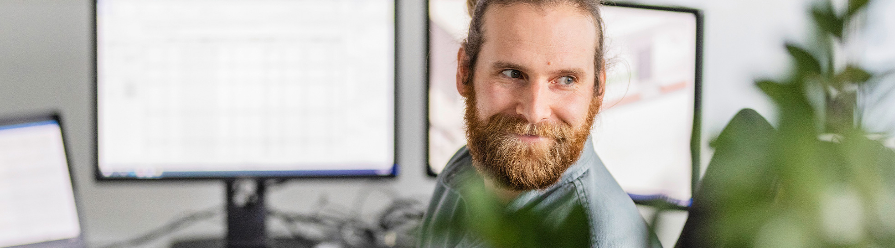 Mitarbeiter im Büro